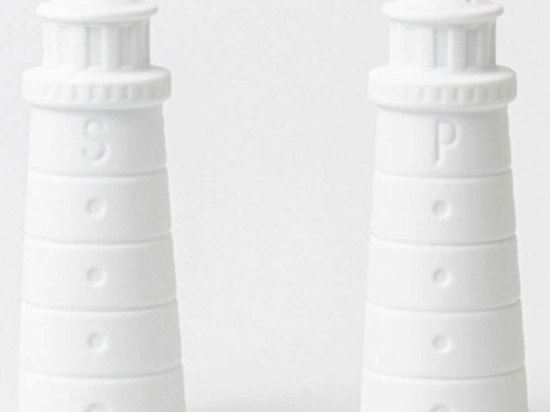 Αλατοπίπερο Lighthouse (Σετ 2Τμχ) RD0017351 Φ4x10cm White Raeder Πορσελάνη