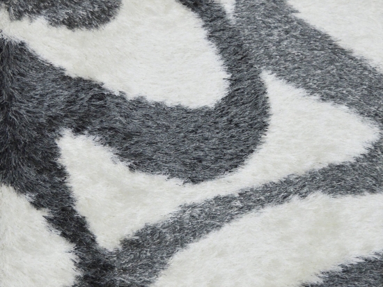 Χαλί Glamour Shaggy 7209 Anthracite-White 160X230cm