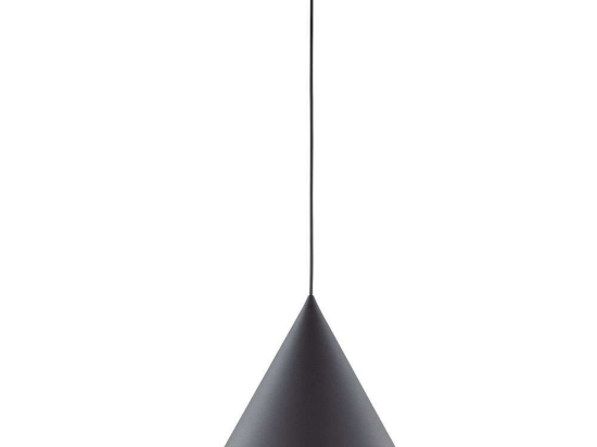 Φωτιστικό Οροφής Cono 10057 Φ32x165cm 1xE27 15W Black TK Lighting