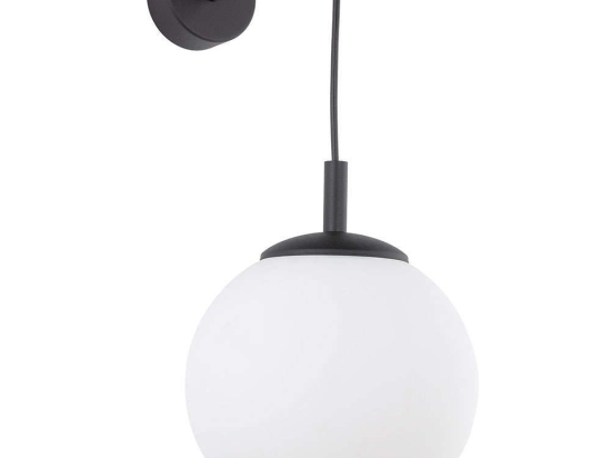 Φωτιστικό Τοίχου - Απλίκα Esme 5388 18x27x45cm 1xE27 15W Black-White TK Lighting