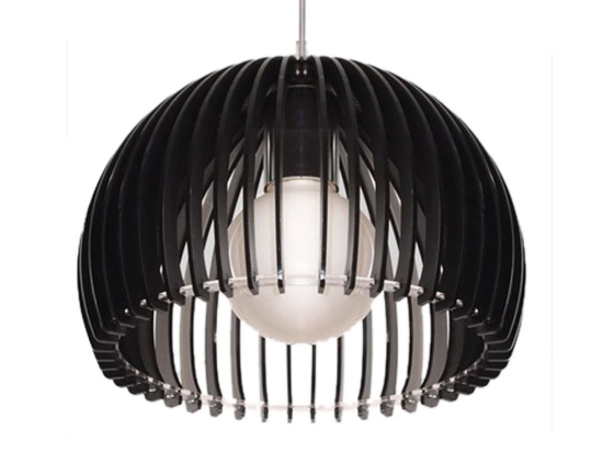 Φωτιστικό Οροφής Acrylic & Silicon V286531P28BK Black Μέταλλο,Ακρυλικό