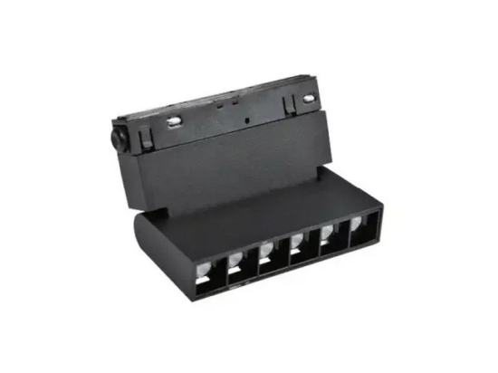 Γραμμικό Φωτιστικό LED VT-2102181 Μαγνητικής Ράγας Magna-H S3 6W 3000Κ 480lm 11x2,3x10,5cm Black Metanor