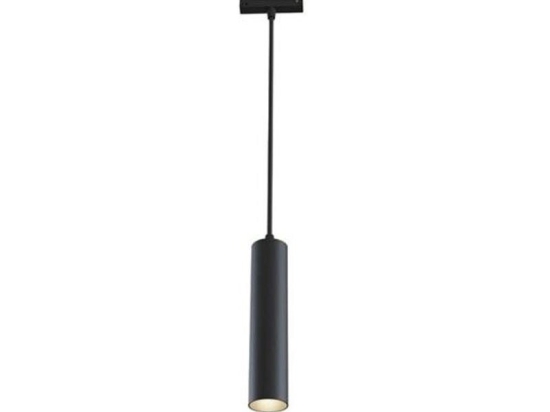 Κρεμαστό Φωτιστικό LED Μαγνητικής Ράγας Magna-S5 12W 4000Κ 984lm Ø4x30cm Black Metanor
