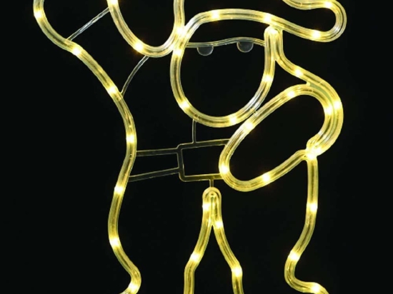 Φωτοσωλήνας Santa 44 Led X04441305 Με Μπαταρία 28,5x0,7x34,8cm Clear Aca