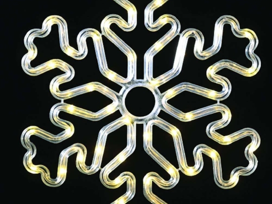 Φωτοσωλήνας Snowflake 50 Led X04501311 Με Μπαταρία 30,5x0,7x27,5cm Clear Aca