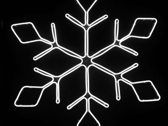 Φωτοσωλήνας Snowflake 600 Led X0860024111 66x57,5+150cm 6W Clear Aca