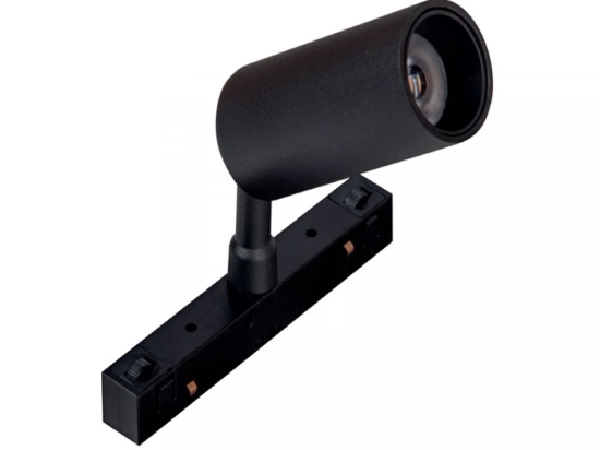 Σποτ Μαγνητικής Ράγας 20406 7W 4000K 605Lm 3,7x8,7cm On/Off Black