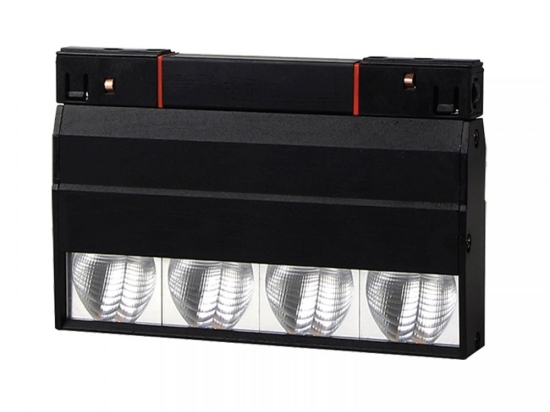 Γραμμικό Μαγνητικό Φωτιστικό - Wall Washer 2092 10W 3000K 945Lm 15x9,5cm Black