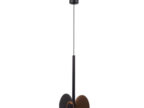 Φωτιστικό Οροφής Acoustic 23176 19x13x50cm Led 115lm 2W 3000K Brown-Grey