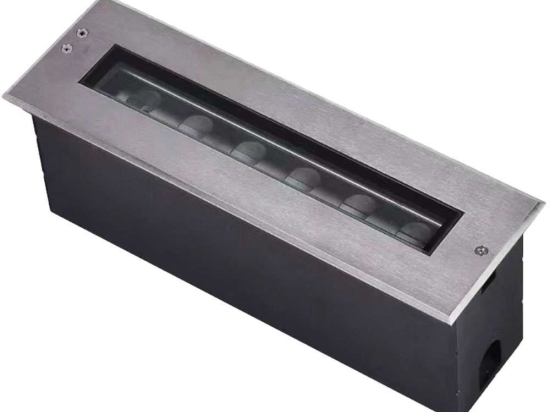 Φωτιστικό Δαπέδου Χωνευτό E365 33x10,5x12,5cm Led 720lm 9W 3000K Steel