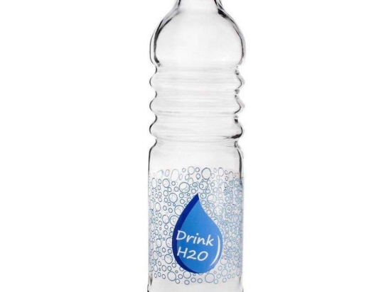 Μπουκάλι Water Drop ZT20SDESHW1A 1250ml Clear-Blue Max Home Γυαλί