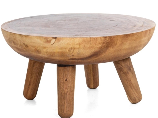 Τραπέζι Καθιστικού Lest 0900014 75x75x45cm Natural