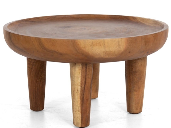 Τραπέζι Καθιστικού Ruth 0900015 75x75x40cm Natural