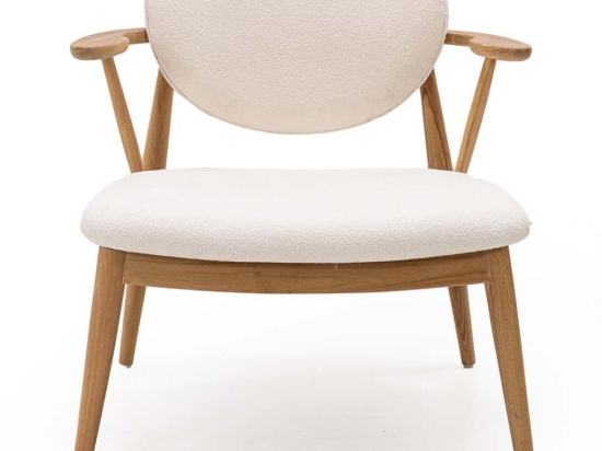 Πολυθρόνα Netle 0940007 72x68/65x62/76.5cm Natural-Beige