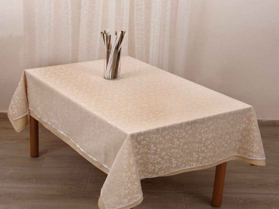 Καρέ Σετ 2τμχ. 5575 Μπέζ Viopros 90X90cm 90x90cm 100% Βαμβάκι