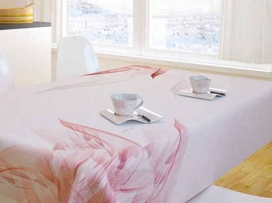Τραπεζομάντηλο 1018 Pink Saint Clair 145X180 Πολυέστερ