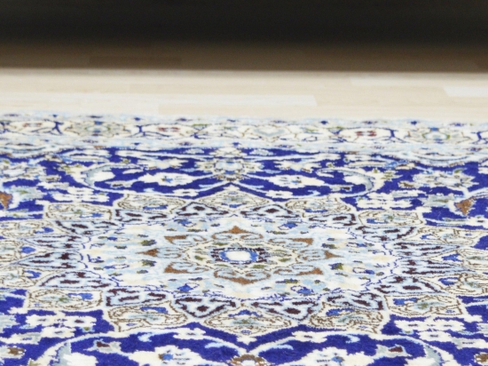 Χειροποίητο Χαλί Persian Nain Wool-Silk 205Χ123 205Χ123cm