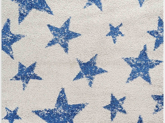 Χαλί Παιδικό Party 9690E Beige-Blue New Plan 133X190cm