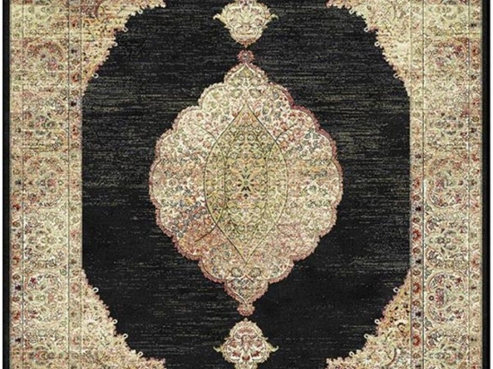 Χαλί Sonia 9935/308330 Beige-Black New Plan 100X140cm