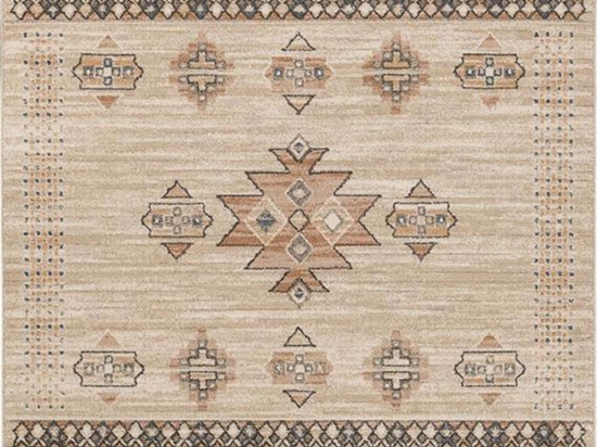 Χαλί Luca 641Β Beige-Blue New Plan 160X230cm