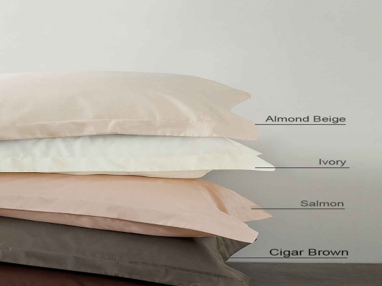 Σεντόνι Superior Cigar Brown Nima Υπέρδιπλο 240x260cm Χωρίς Λάστιχο 100% Βαμβακοσατέν
