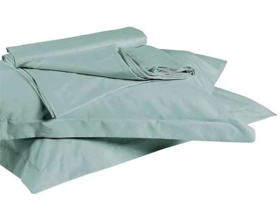 Σεντόνι Με Λάστιχο True Col 0102 Green Kentia Υπέρδιπλo 160x225cm 100% Βαμβακερό Περκάλι