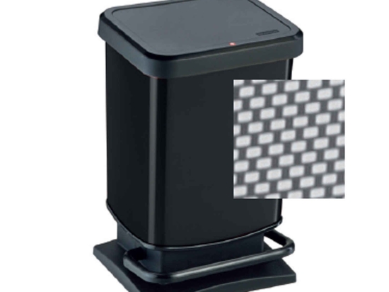 Κάδος Απορριμμάτων Paso 20lt 06993.001 Black Πλαστικό