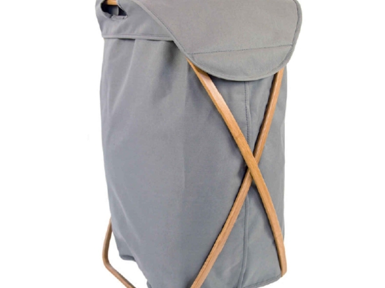 Καλάθι Απλύτων Owly Single 05074.001 Grey Bamboo-Πολυέστερ