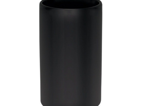 Ποτήρι Tube 03227 Matt Black Κεραμικό