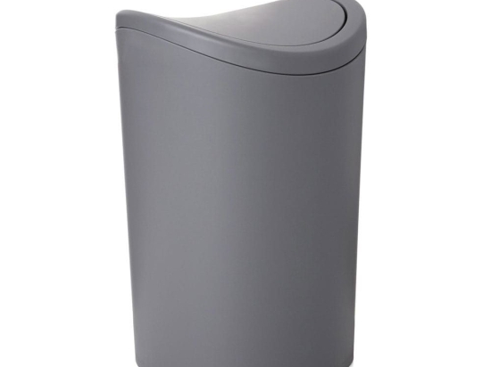 Κάδος Απορριμμάτων Swing Bin 06725.002 Grey Πλαστικό
