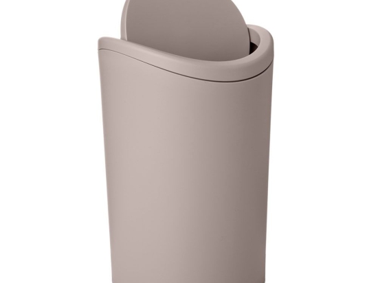 Κάδος Απορριμμάτων Swing Bin 06725.003 Taupe Πλαστικό