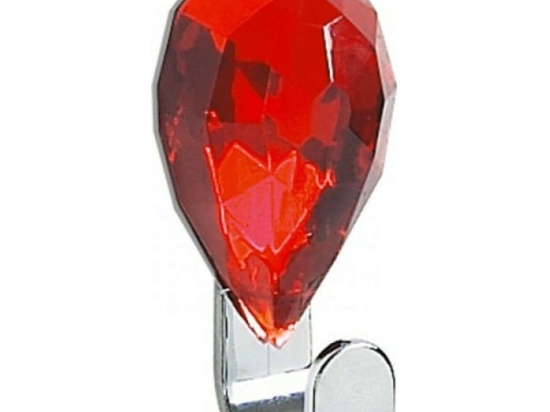 Κρεμαστράκι Bathdeco Jewel 05208.006 - 10675 Ruby Red Μέταλλο,Πλαστικό