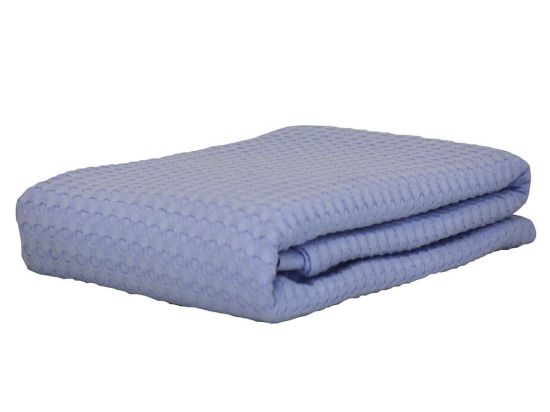 Κουβέρτα Πικέ Sky Blue Michelle Anna Riska Ημίδιπλο 160x240cm 100% Βαμβάκι