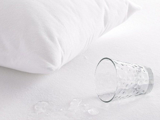 Κάλυμμα Στρώματος Φροτέ White Viopros Μονό 100x200cm Βαμβάκι-Πολυέστερ