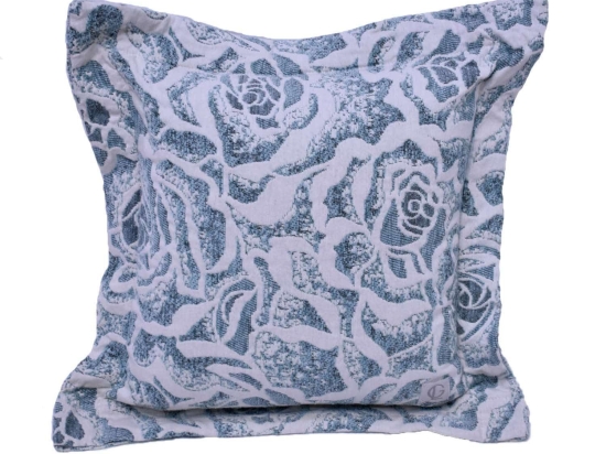 Μαξιλάρι Διακοσμητικό Με Γέμιση Tampa Aqua Guy Laroche 45X45 45x45cm Βαμβάκι-Ακρυλικό