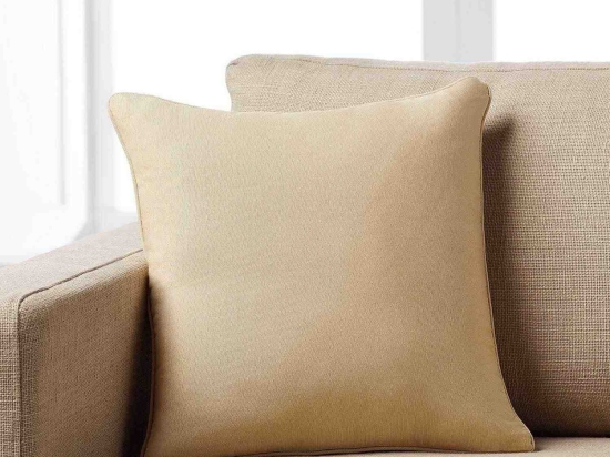 Μαξιλαροθήκη Μονόχρωμη 911/04 Brown Gofis Home 43X43 Βαμβάκι-Πολυέστερ