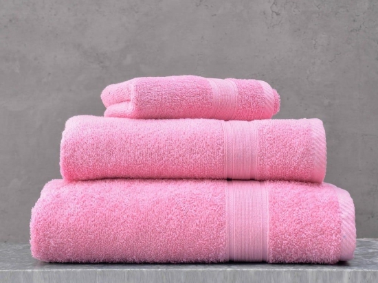 Πετσέτα Illusion Pink Ρυθμός Προσώπου 50x90cm 100% Βαμβάκι