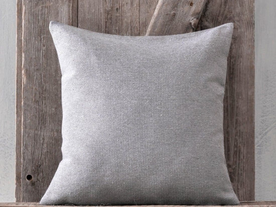 Μαξιλαροθήκη Διακοσμητική Echo Grey Ρυθμός 40Χ40 40x40cm Βαμβάκι-Πολυέστερ