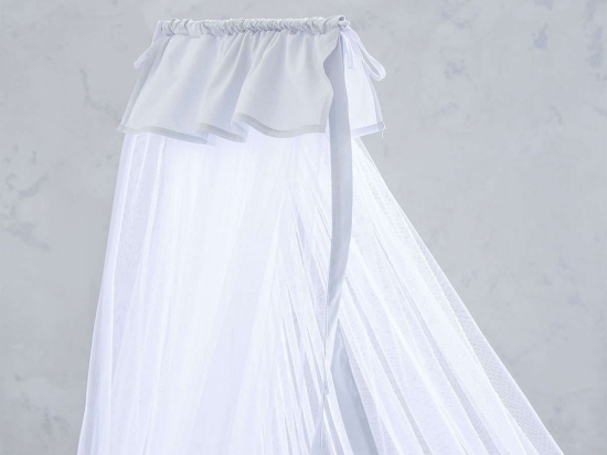 Κουνουπιέρα Βρεφική - Nappy Light Gray Nima 200x570cm Πολυέστερ