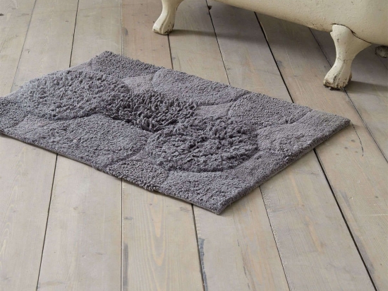 Πατάκι Μπάνιου - Estima Gray Nima 60X90 60x90cm 100% Βαμβάκι