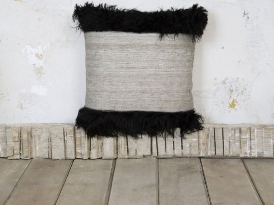 Μαξιλάρι Διακοσμητικό (Με Γέμιση) - Dalston Beige Nima 45X45 45x45cm Μαλλί-Viscose