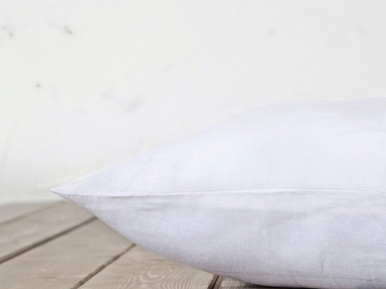 Μαξιλαροθήκες Σετ 2τμχ Linen White Nima 50X72 50x70cm Λινό