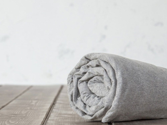 Σεντόνι Naem Grey Nima Μονό 170x260cm 100% Βαμβάκι