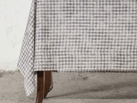 Τραπεζομάντηλο Dash Beige Nima 150 X 220 150x220cm 100% Βαμβάκι