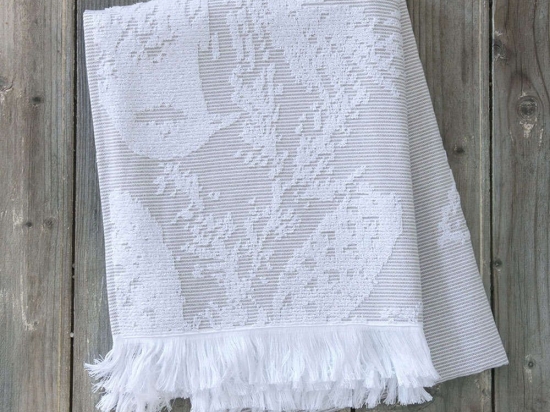 Πετσέτα Θαλάσσης - Palmi Taupe Nima Θαλάσσης 90x160cm 100% Βαμβάκι