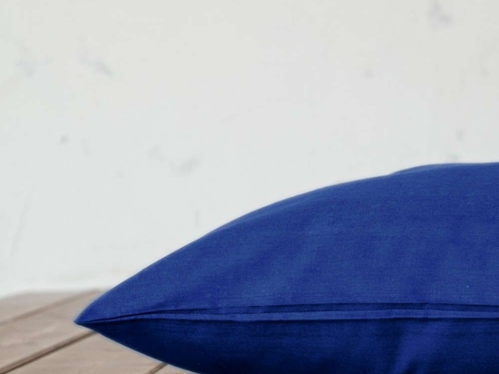 Σεντόνι Unicolors - Navy Blue Nima Μονό 160x260cm 100% Βαμβάκι