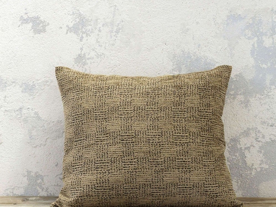Μαξιλάρι Διακοσμητικό (Με Γέμιση) - Cuadro Mustard Beige Nima 45X45 45x45cm Ακρυλικό-Πολυέστερ