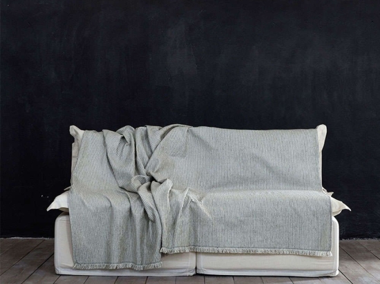 Ριχτάρι Seporo Grey Nima Πολυθρόνα 180x180cm Ακρυλικό-Πολυέστερ