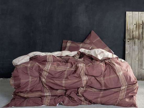 Παπλωματοθήκη Σετ 2τμχ - Apparel Terracotta Nima Μονό 160x240cm Βαμβάκι-Πολυέστερ