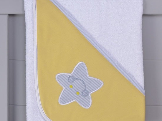 Κάπα Βρεφική Σχ. 353-Bright Smile White-Yellow Baby Oliver